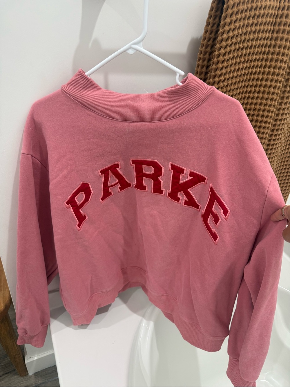 Parke valentines varsity mockneck